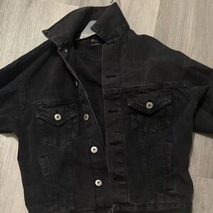 H&M Charcoal Denim Jacket